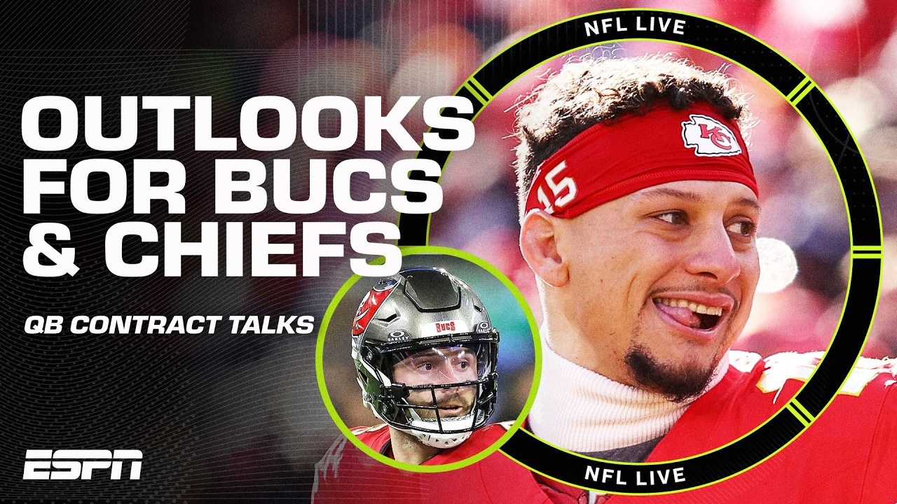 Patrick Mahomes IS the Chiefs! 🗣️ Outlooks for Chiefs + Baker Mayfield's extension talks | NFL Live