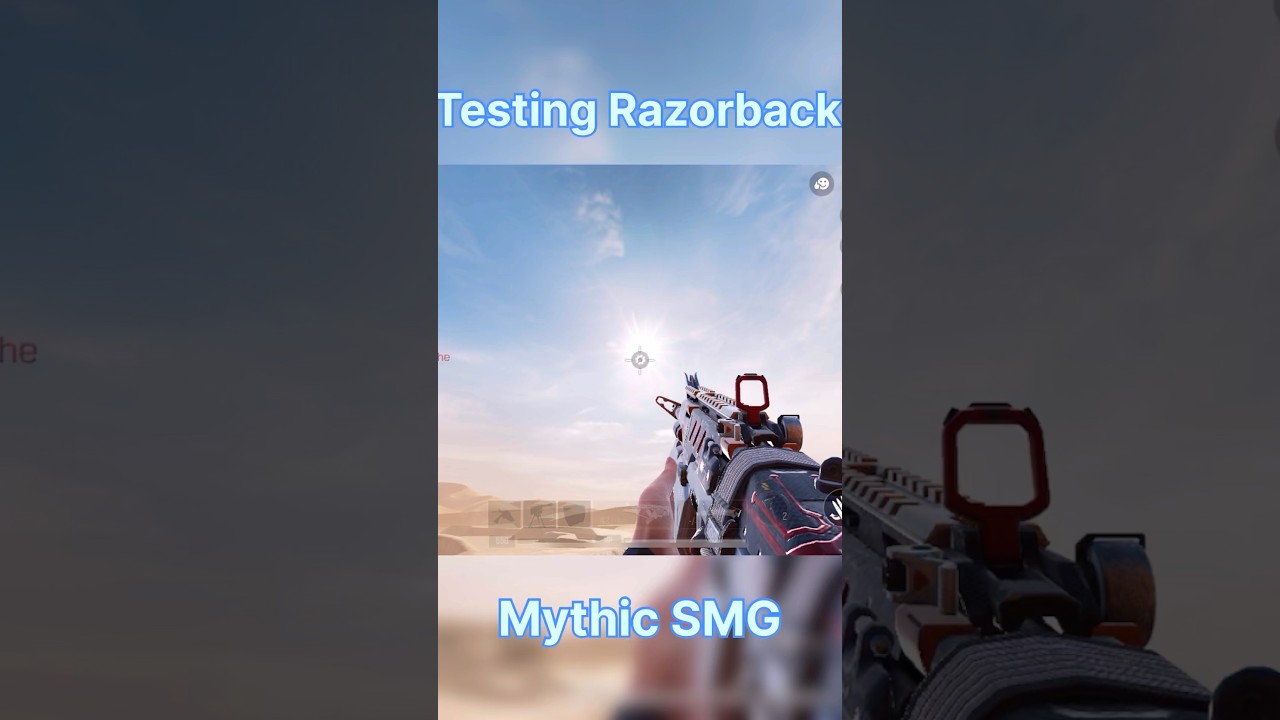 Testing Razorback Mythic SMG|