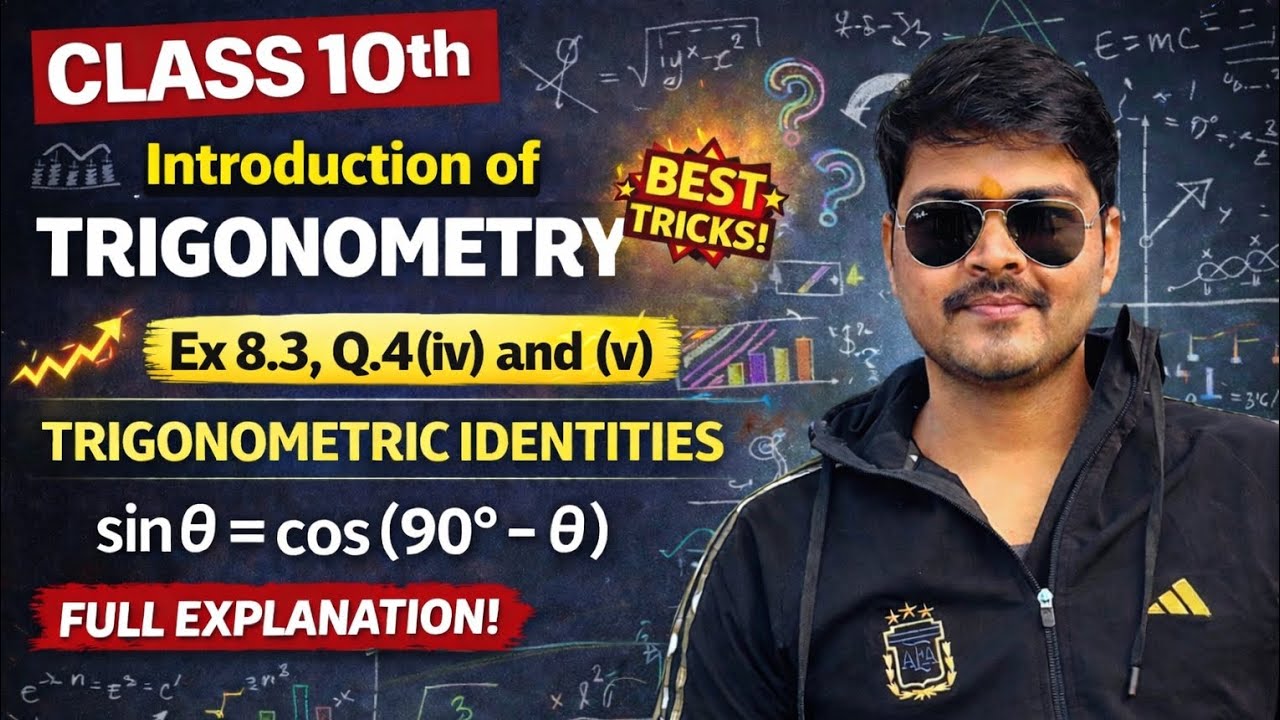 Ex 8.3 Q.4 (iv) & (v) One Shot 🔥 | Introduction of Trigonometry | Class 10 Maths