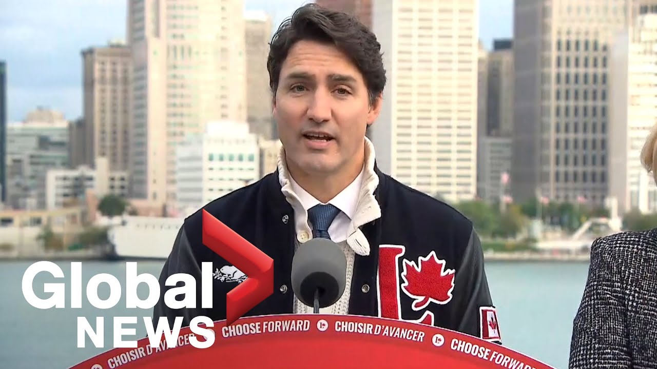 Canada Election: Justin Trudeau touts new NAFTA as victory for Liberals in Windsor, Ont.