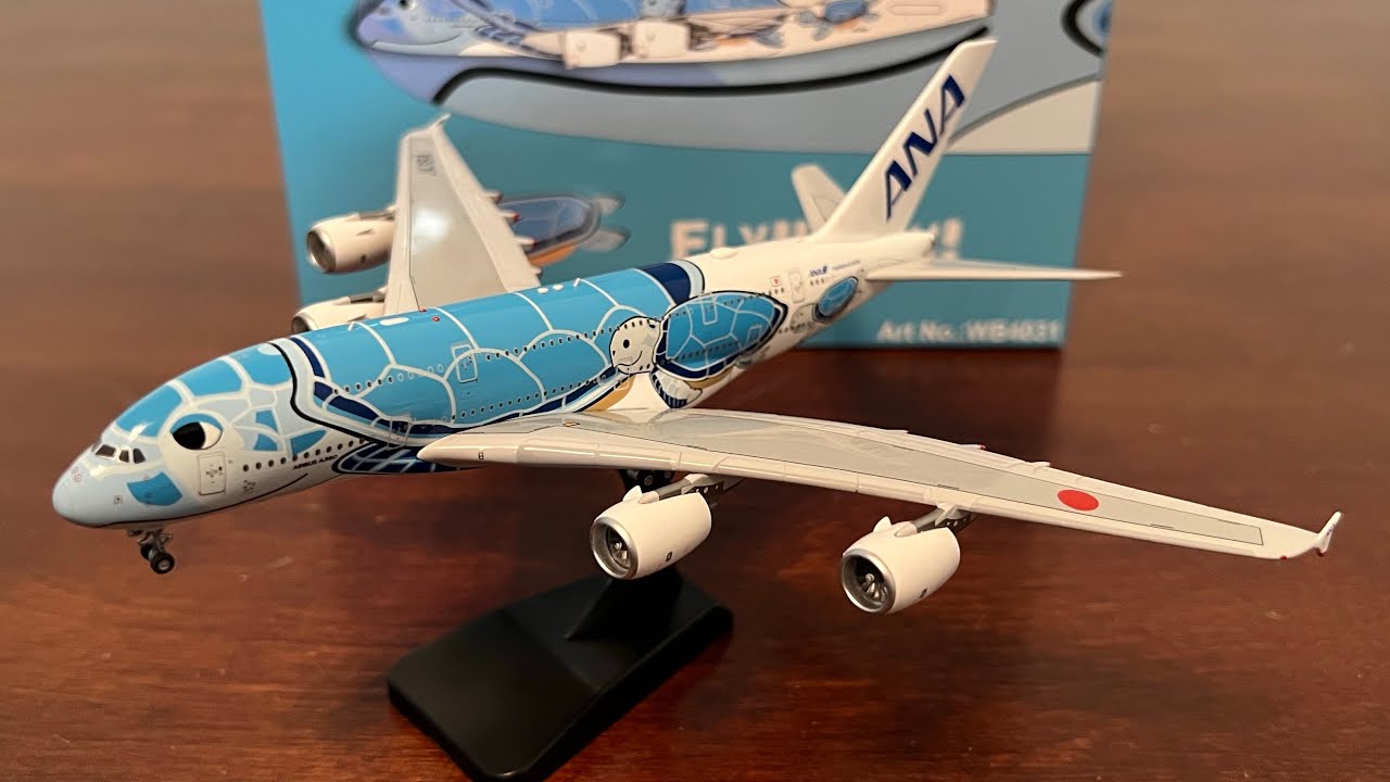 Aviation400 ANA A380 Flying Honu (Lani) Unboxing!