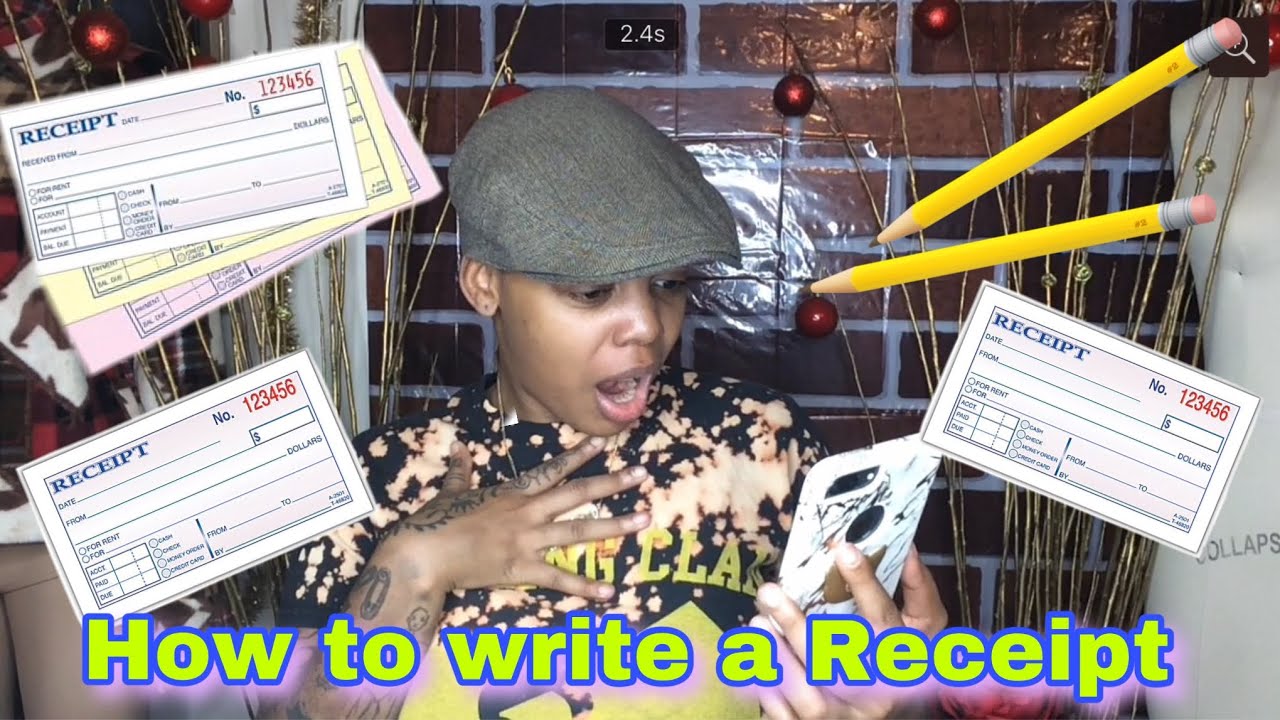 LEARN HOW TO WRITE A RECEIPT- Easy!