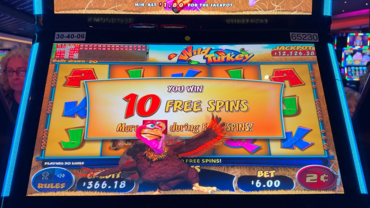 $6 WILD TURKEY SESSION TONS OF BONUS BIG WINS AT WIND CROOK CASINO