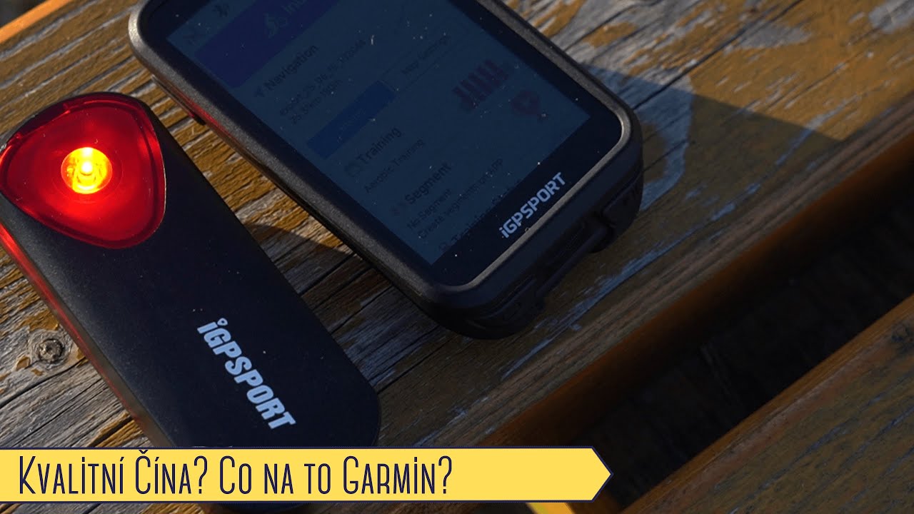iGPSPORT – Cyklopočítač iGS800 a radar SR30: Zabiják Garminu?