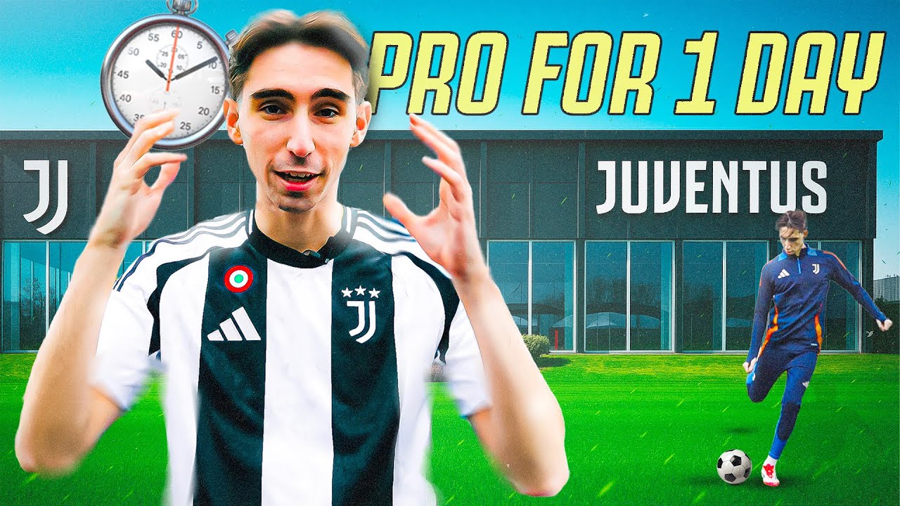 I TRAINED AT JUVENTUS TRAINING CENTER FOR 1 DAY | @Luca​