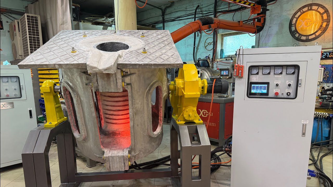 Плавильная печь Xtoki на  500 кг ￼