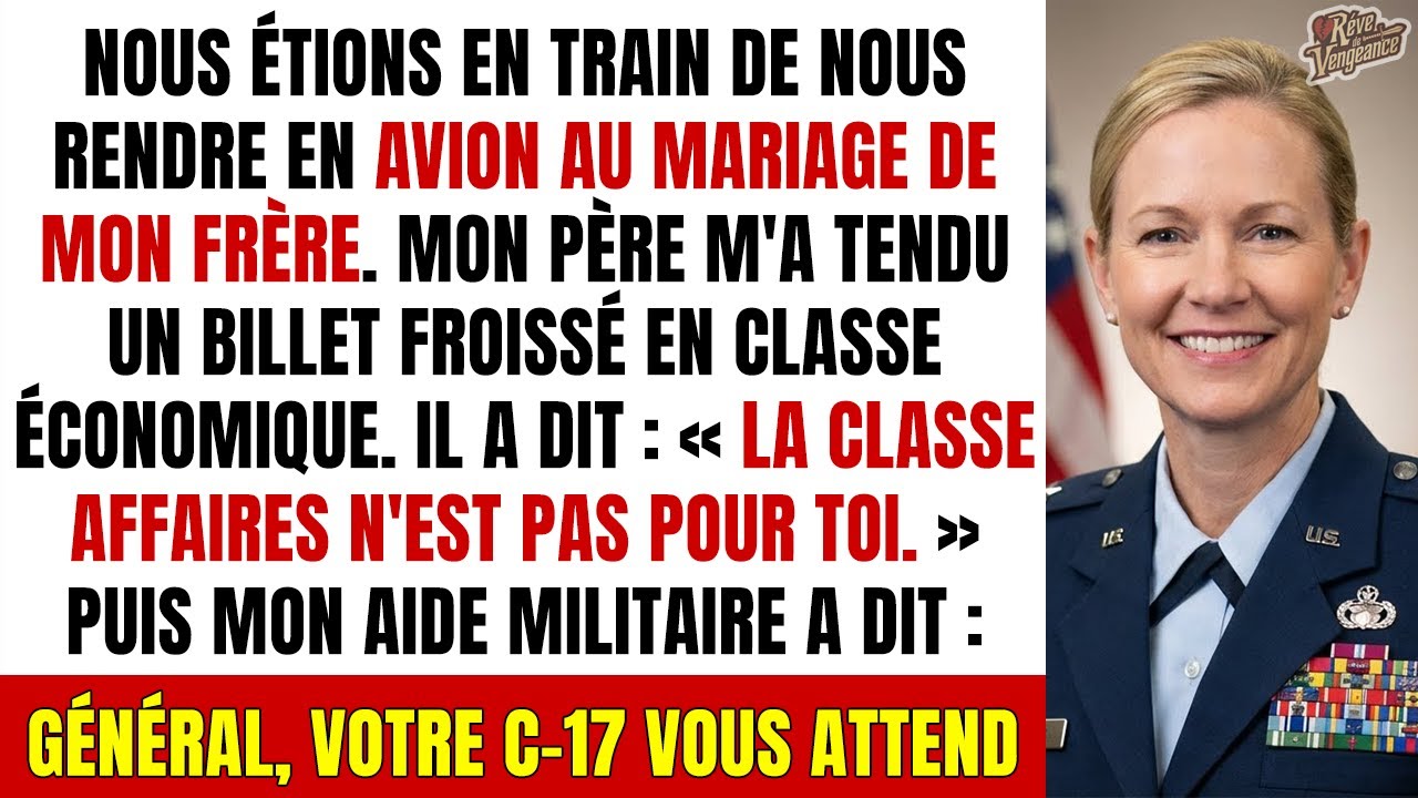 Mon père m'a mise en classe éco. Il a tremblé en voyant mon VRAI avion.