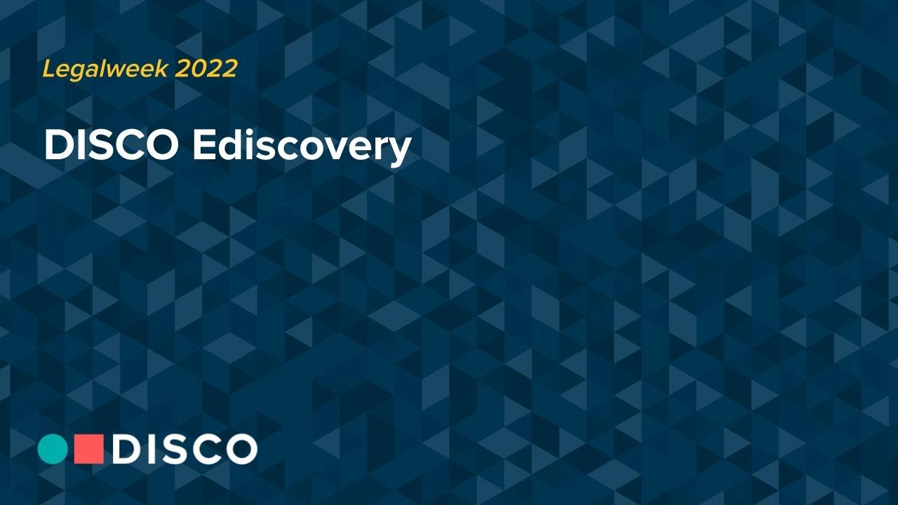 DISCO Ediscovery