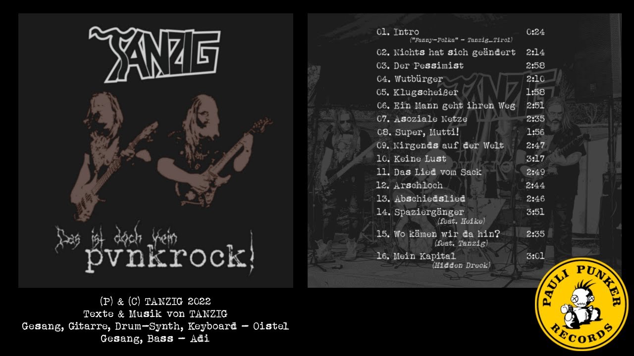 Tanzig - Das ist doch kein pvnkrock! (2022 / Full Album)