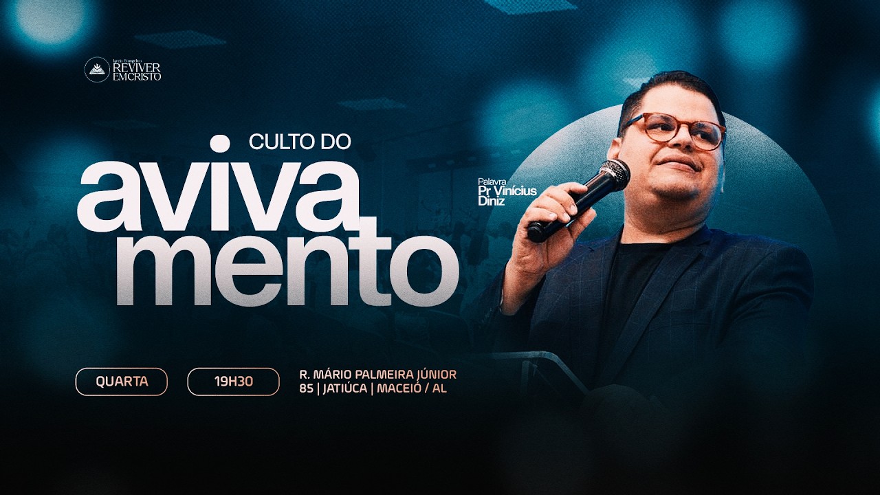 🔴 LIVE | CULTO DO AVIVAMENTO | PR VINÍCIUS DINIZ | REC ALAGOAS | 11/03/2026