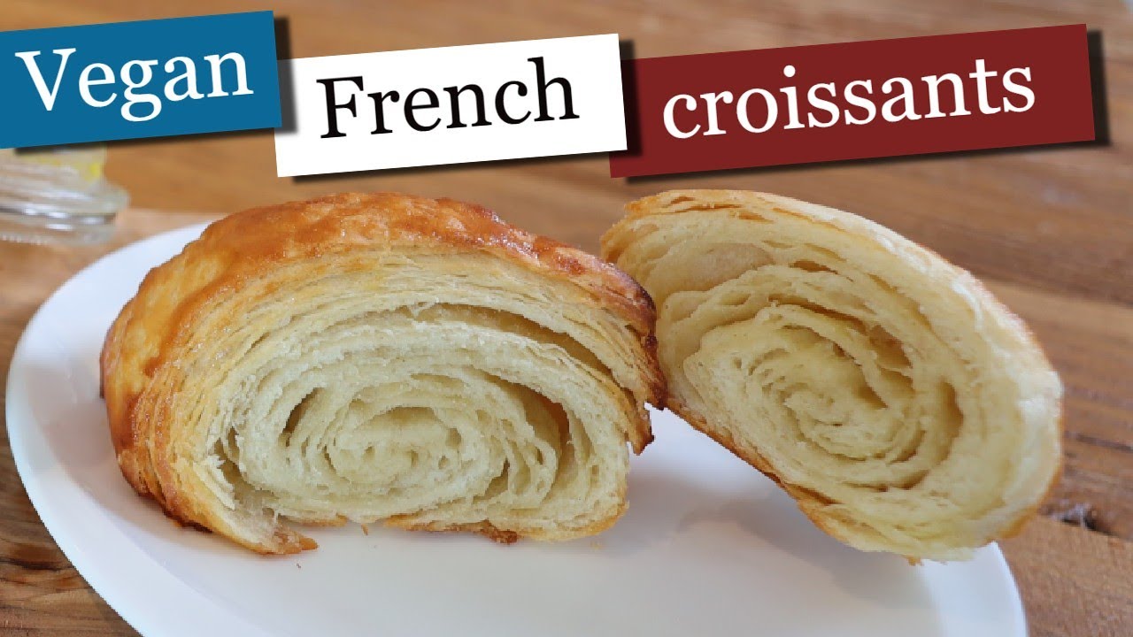 FRENCH CROISSANTS (vegan recipe) - foolproof recipe!