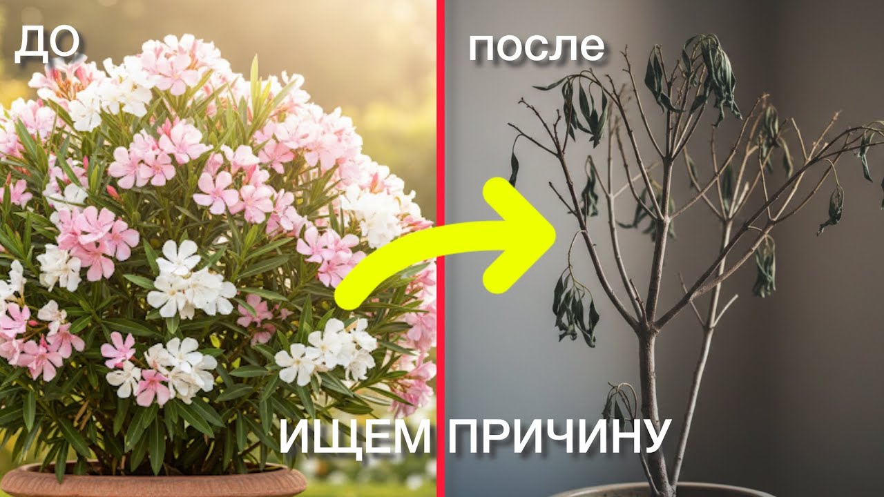 Без листьев. Что с корнями олеандра?