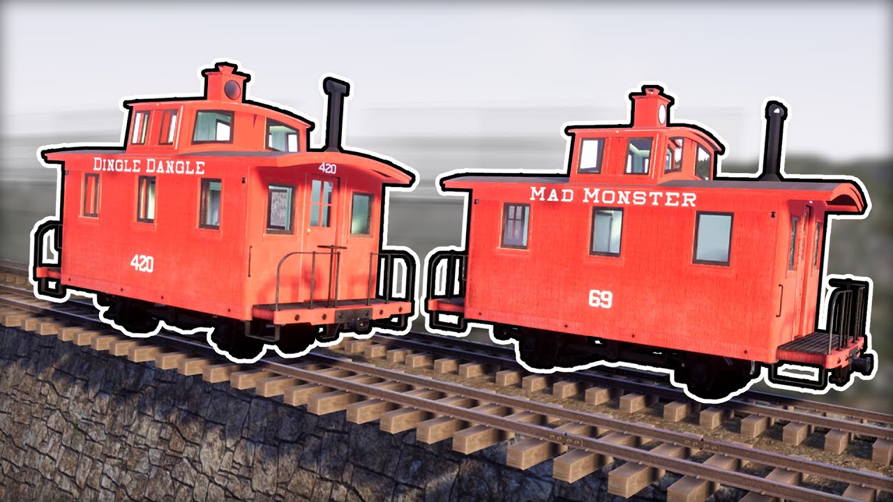 High Speed Downhill Caboose Racing in Railroads Online is Ridiculous!