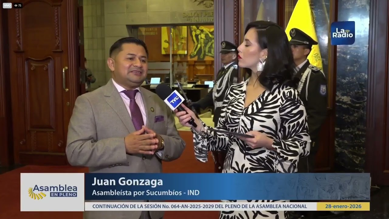 Entrevista en TVL de la Asamblea sobre el Proyecto de Ley Orgánica de Desarrollo Agropecuario.