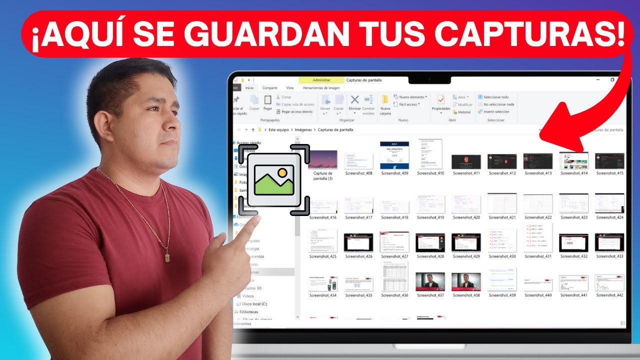 Como ver donde se guardan las capturas de pantalla en pc y laptop