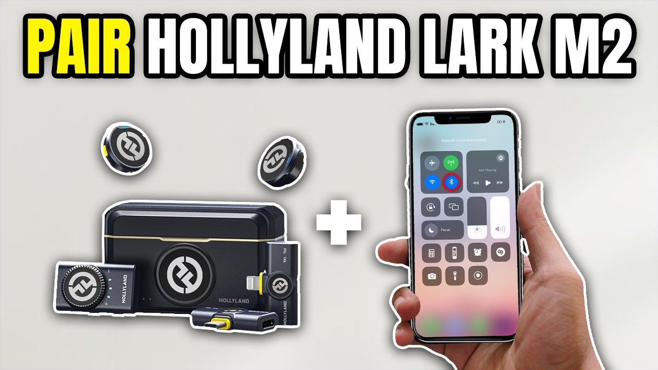 Как подключить микрофоны Hollyland Lark M2 к iPhone (через USB-C и Lightning)