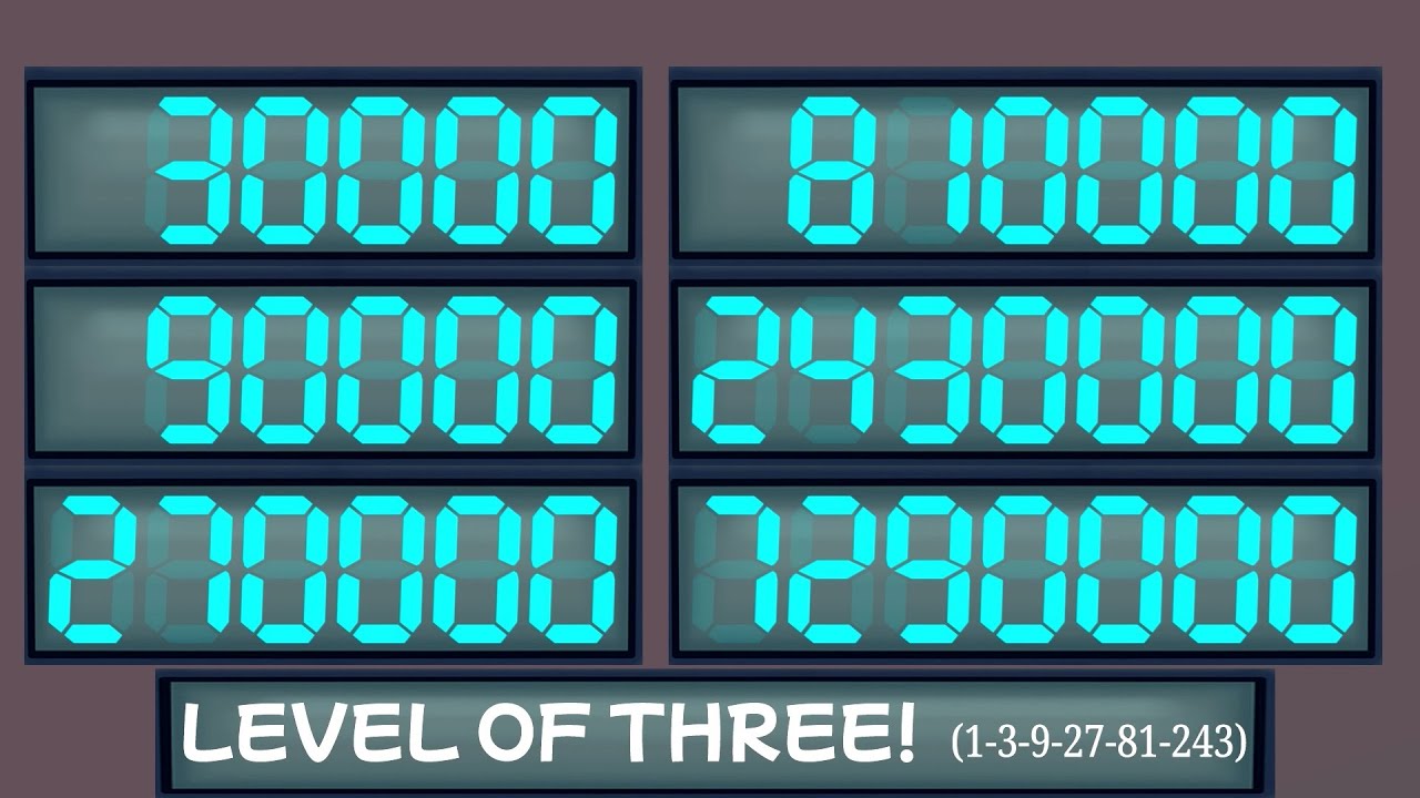 BCG Counter Stopwatch (Level of Three! 30,000-7.29 Million 27 FPS) Remix Three Wonders Game Select