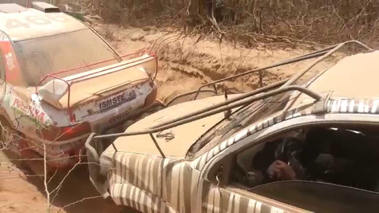 Transchaco rally safari ranch subaru atascado