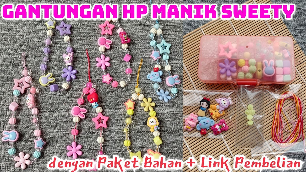 Gantungan HP Manik Sweety Terbaru
