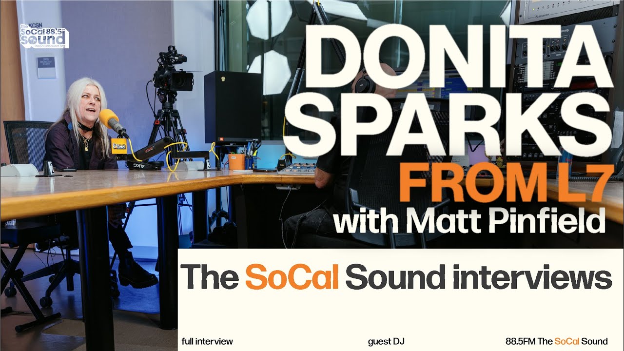 Donita Sparks from L7 LIVE ON- AIR with Matt Pinfield - Full interview & Guest DJ