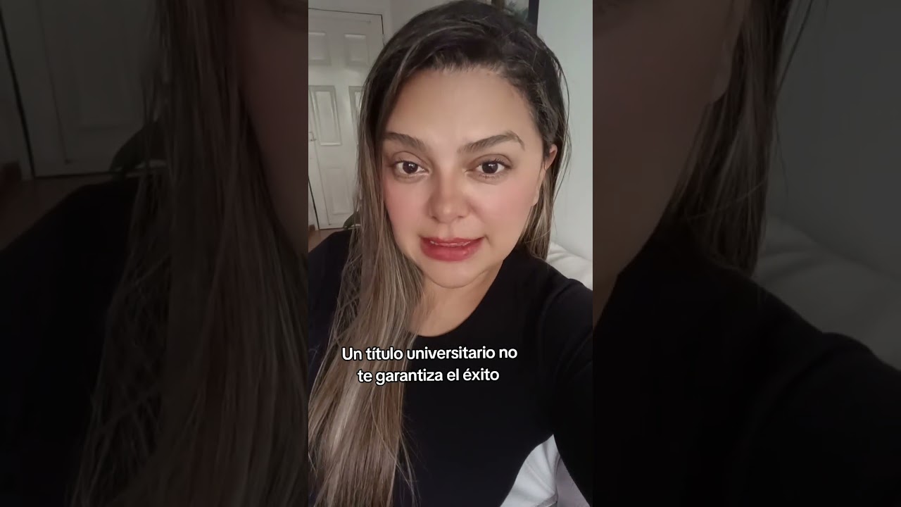 Un t&iacute;tulo universitario garantiza el &eacute;xito? #parati #exito #professional 