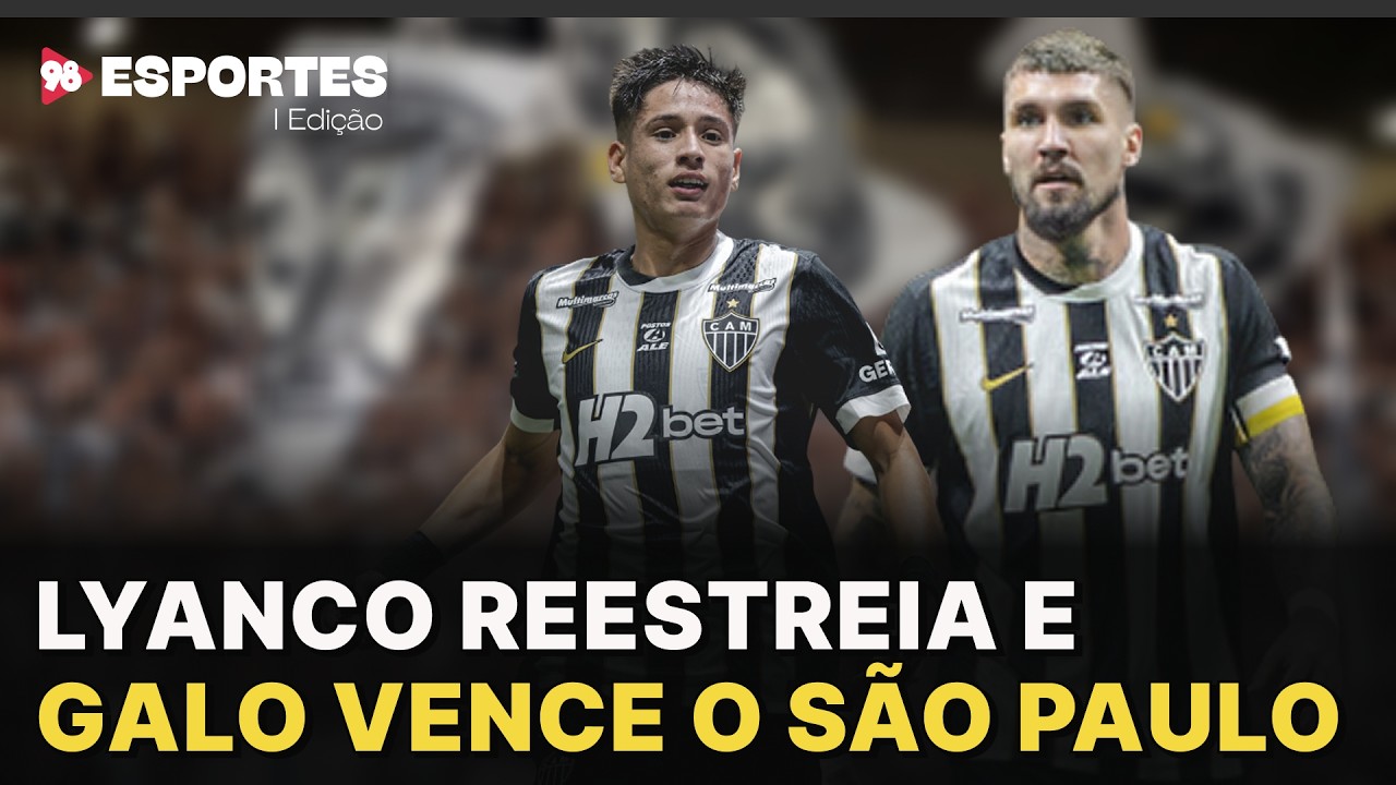 Galo vence São Paulo na Arena MRV e sobe para o 11º lugar
