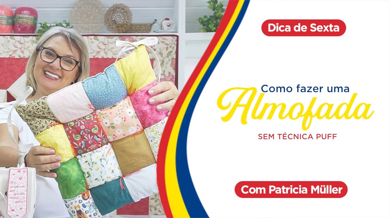 Como fazer uma ALMOFADA sem técnica Puff | Dica de Sexta