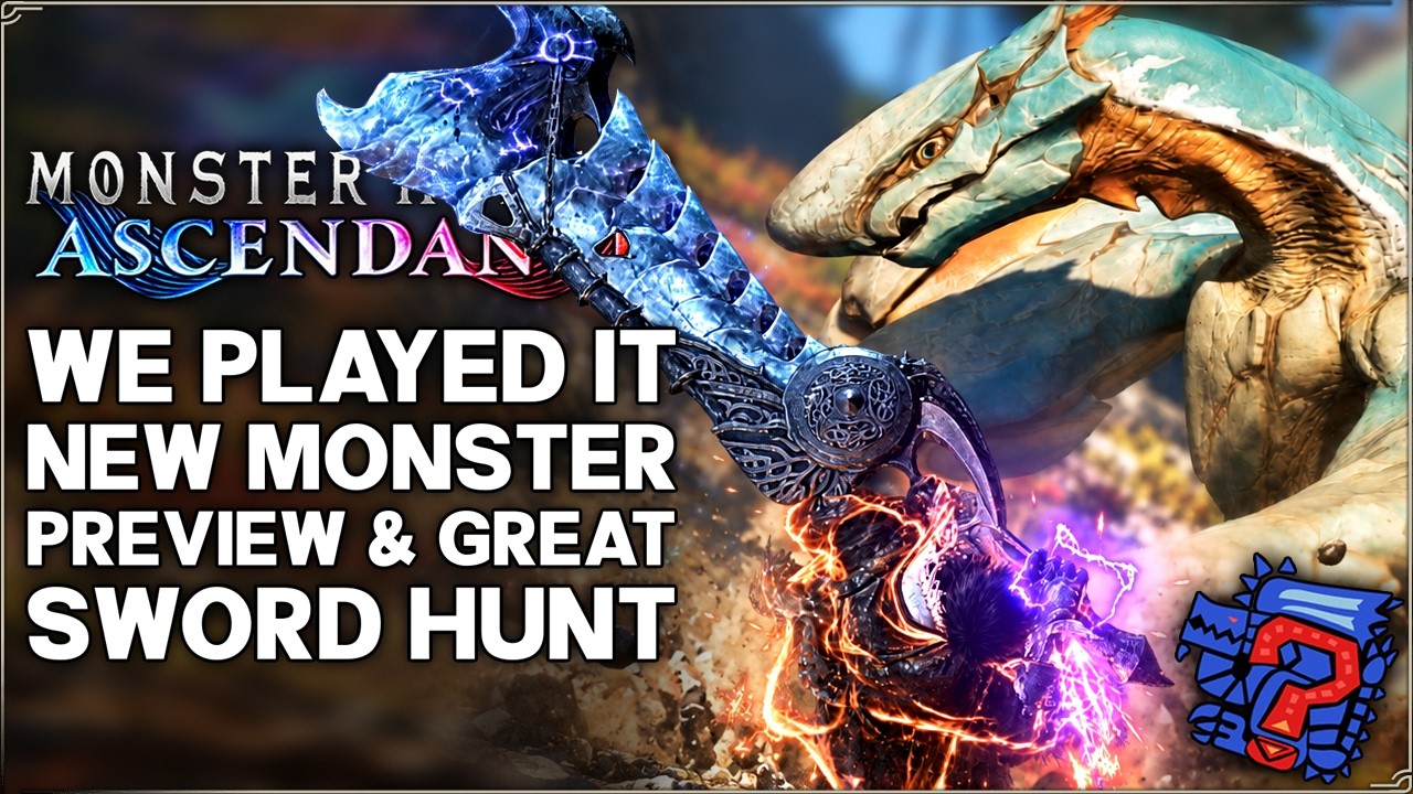 Monster Hunter Wilds Ascendance &mdash; Я СЫГРАЛ &mdash; Геймплей за двуручный меч против нового монстра и ВЕ...