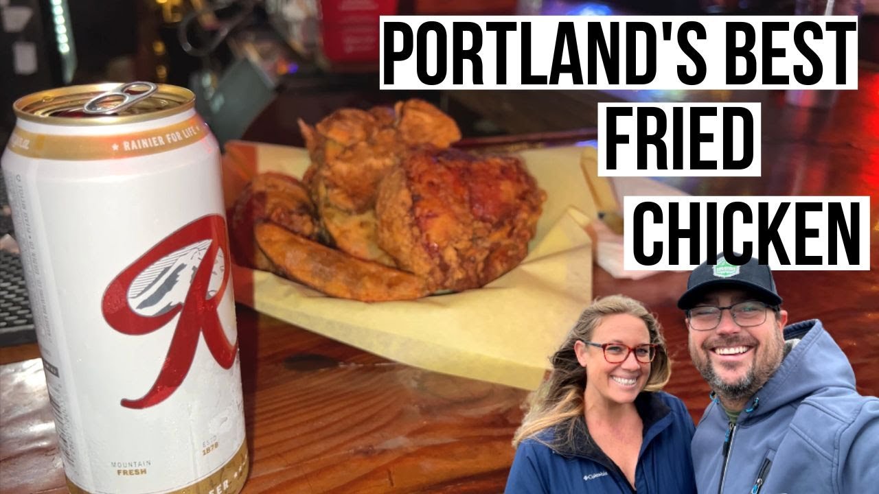 24 Hours EATING in PORTLAND | Reel M Inn FRIED CHICKEN