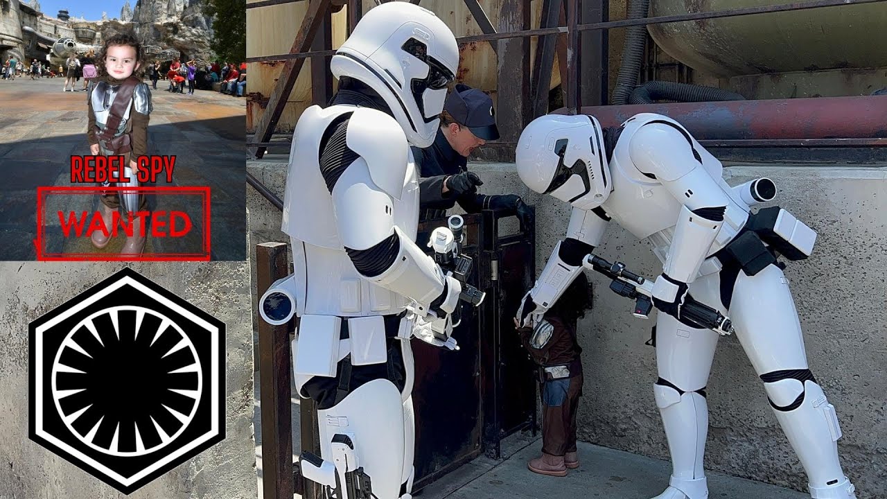 Stormtroopers Interrogate a Young Baby Mandalorian | Star Wars, Galaxy Edge