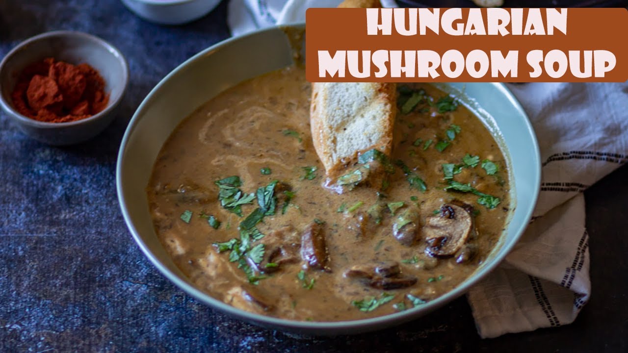 HUNGARIAN MUSHROOM SOUP RECIPES | INSTANT POT SOUP |