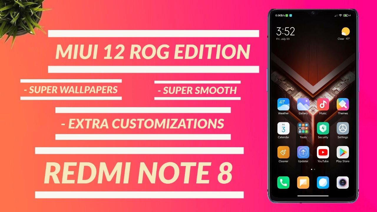 [PORT] Miui 12 ROG Edition for Redmi Note 8...| REVIEW🔥