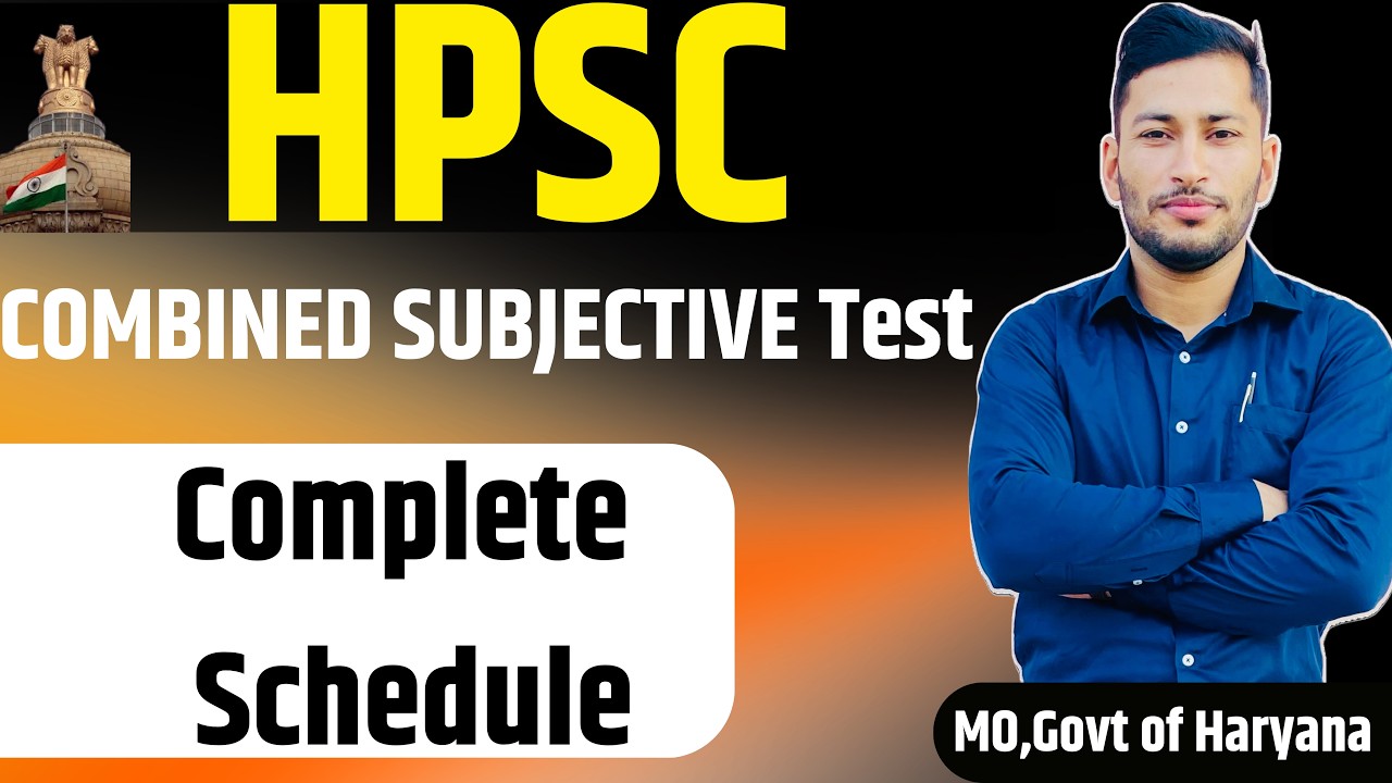 HPSC Combined Subjective Test for Manager/Senior Manager/Lecturer/AGM/DMEO | Naren Sheoran