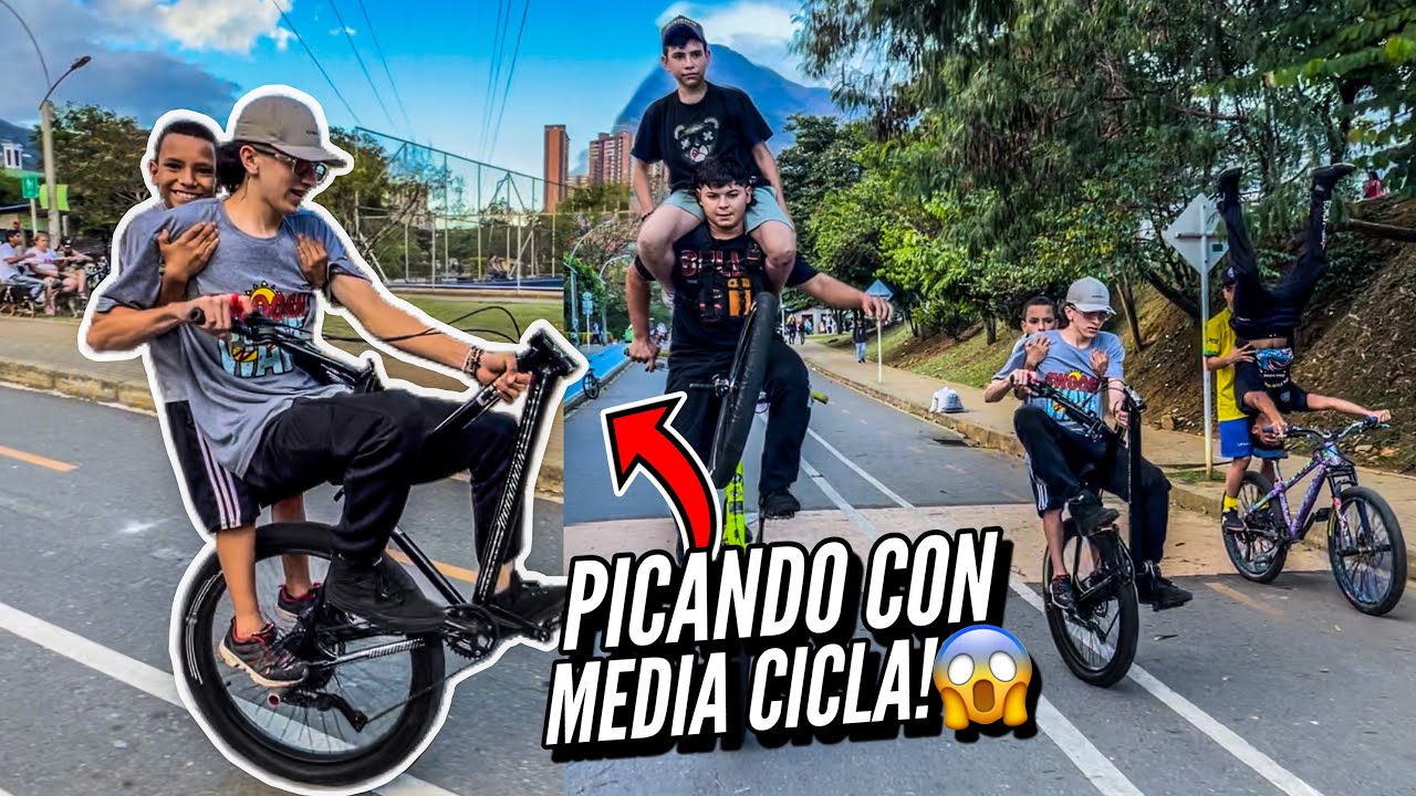 Se Sorprenden al ver a LA LORA Picando con Media Bicicleta