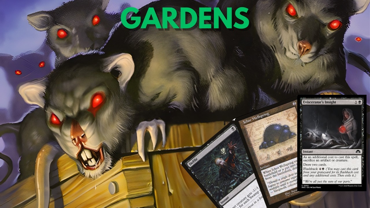 Black Gardens: Matemos todo y robemos cartas -- Liga de Pauper
