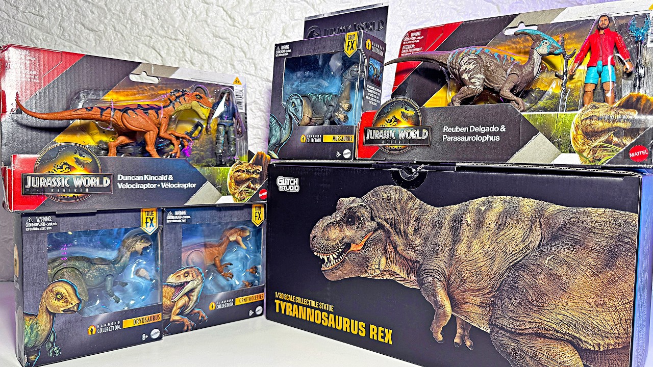 NEW Rebirth T-Rex & Hammond Collection Dinosaurs! Dryosaurus, Mussaurus, Ornitholestes, and more.