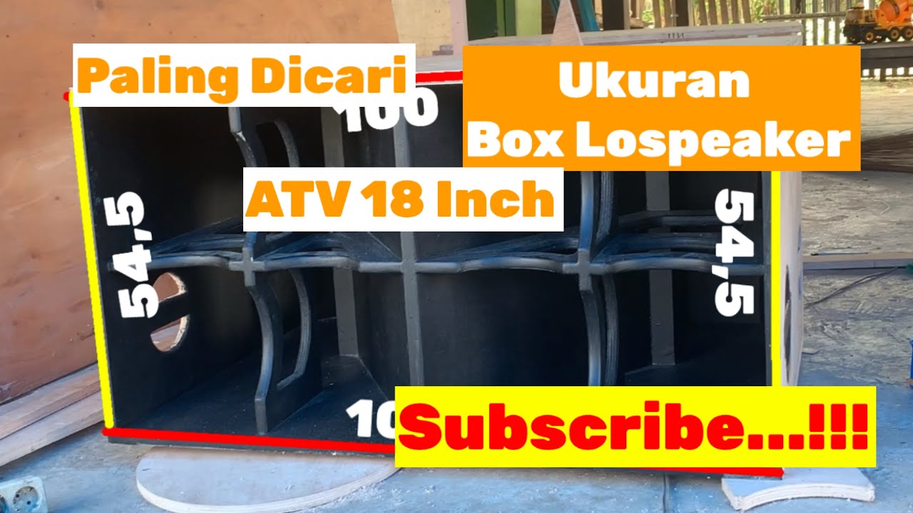BUAT BOX LOSPEAKER ATV 18 INCH SUB