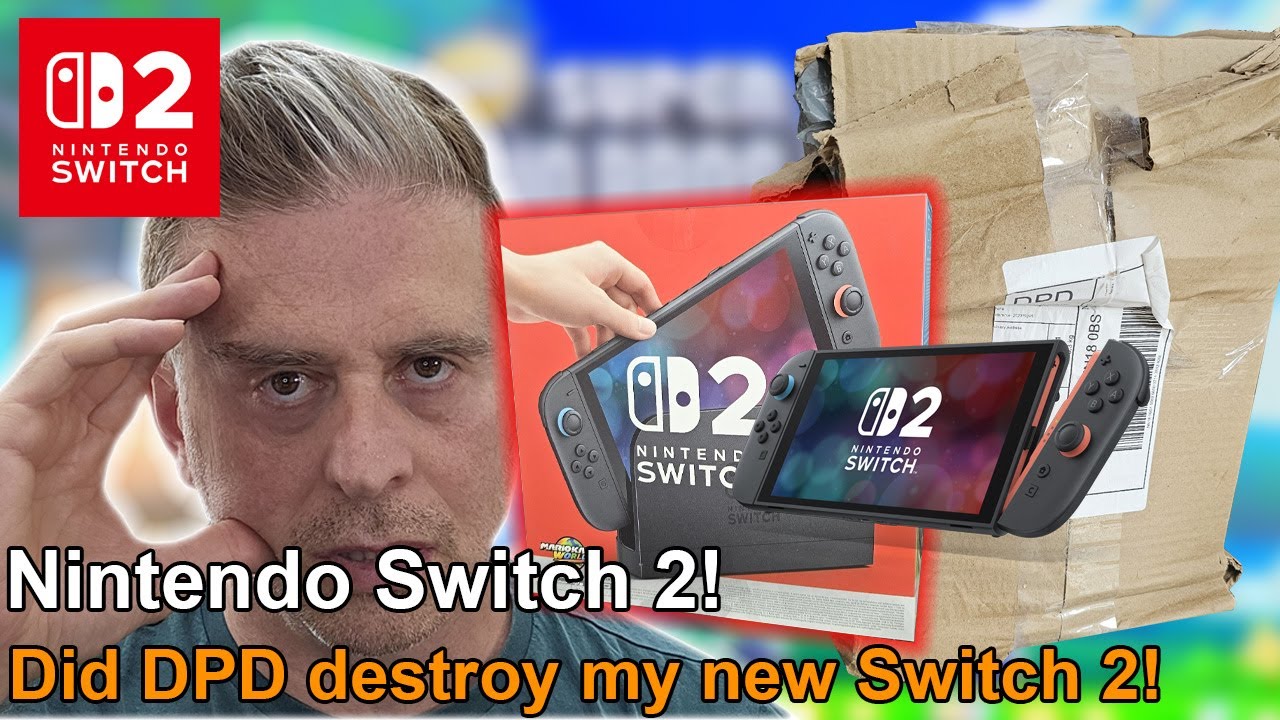 Nintendo Switch 2! Unboxing, setup and data transfer... Did DPD destroy my new switch??