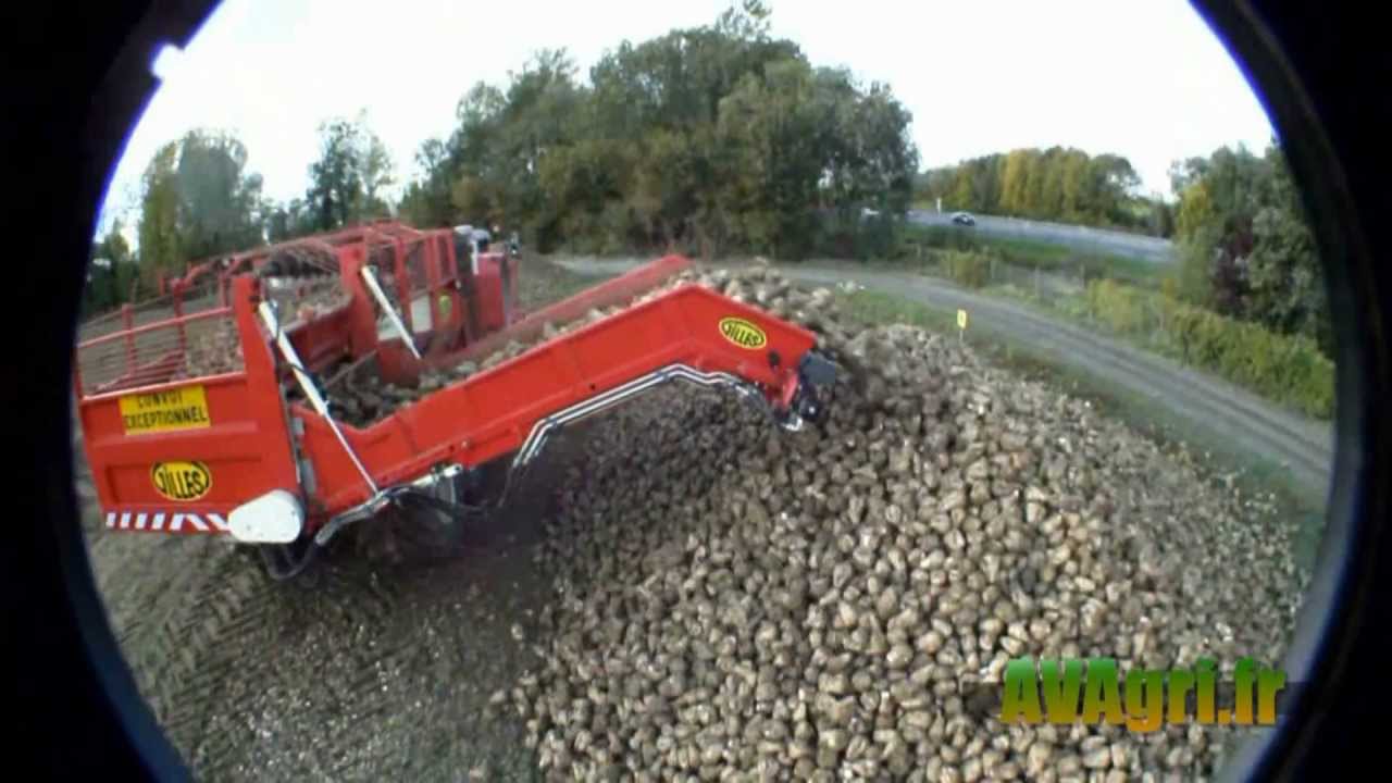 GILLES arracheuse et d&eacute;bardeuse &agrave; Betteravenir 2011