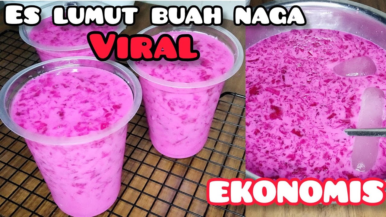ES LUMUT BUAH NAGA❗ tanpa susu evaporasi