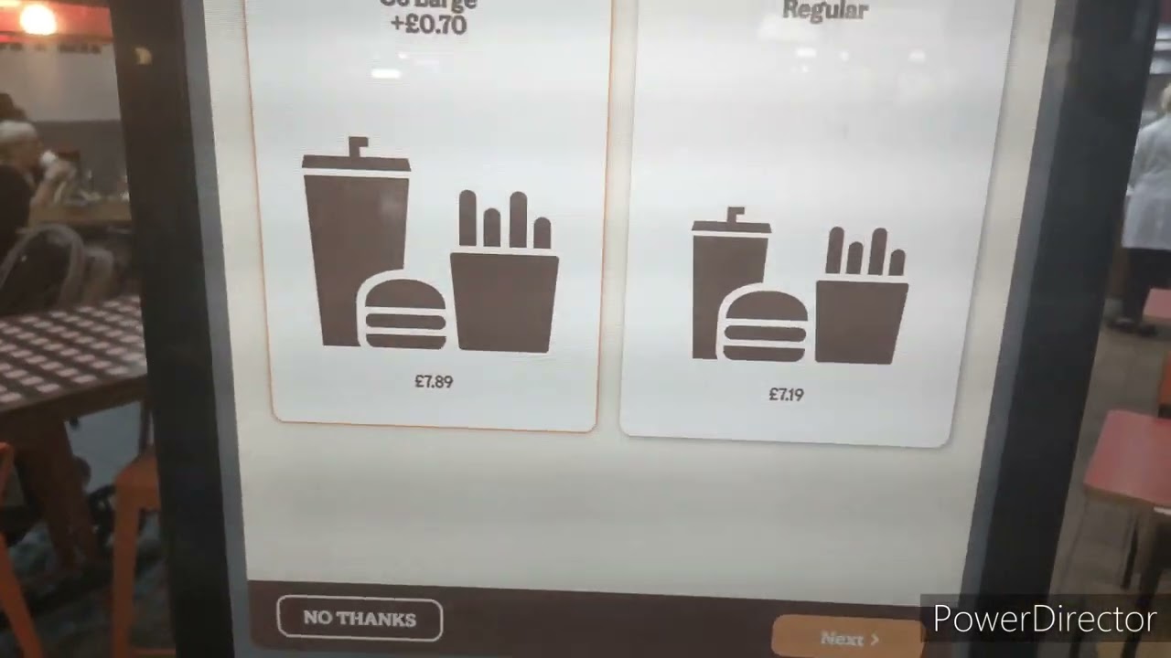 Acrelec Self Ordering Kiosk @ Burger King - Bluewater - Greenhithe, Kent