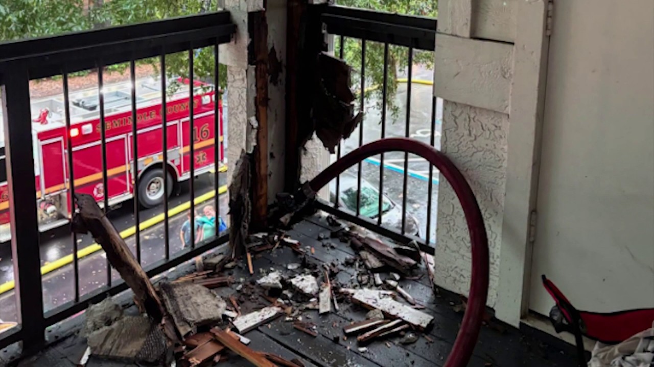 Florida leads nation in lightning damage claims &mdash; hear the 911 call from Seminole County strike