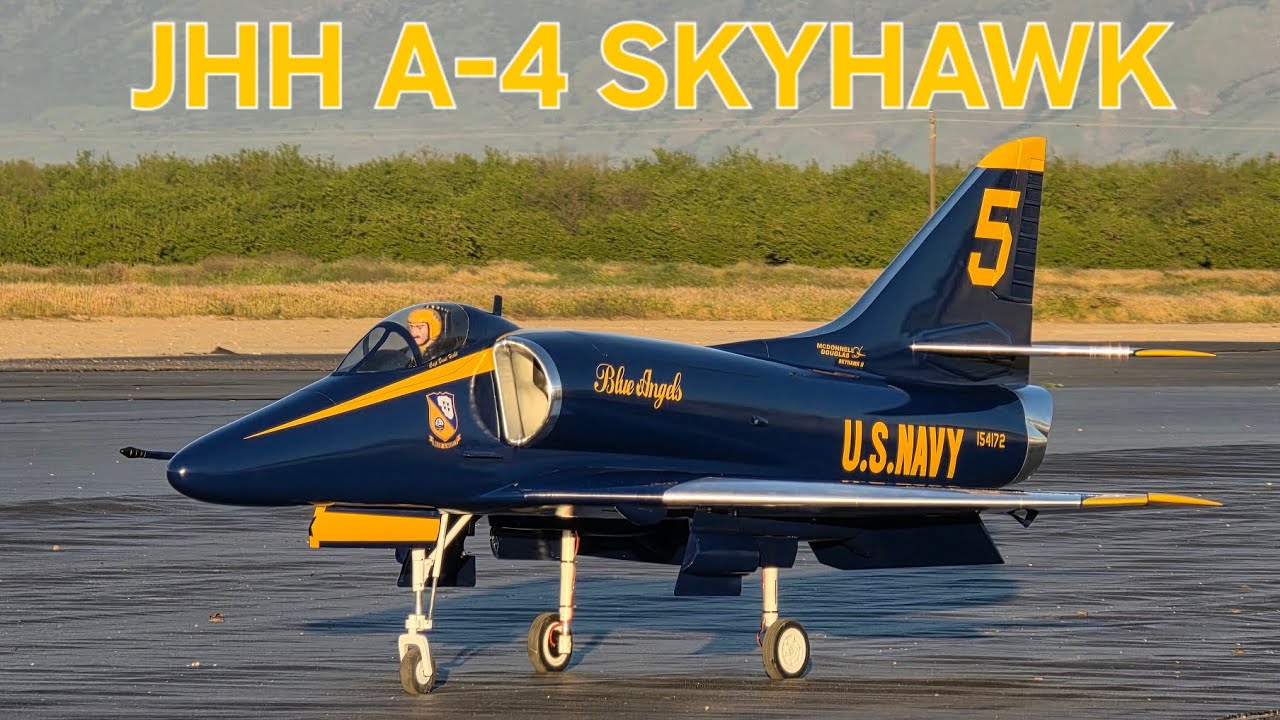 JHH A-4 SKYHAWK - 3 ПОЛЕТА.