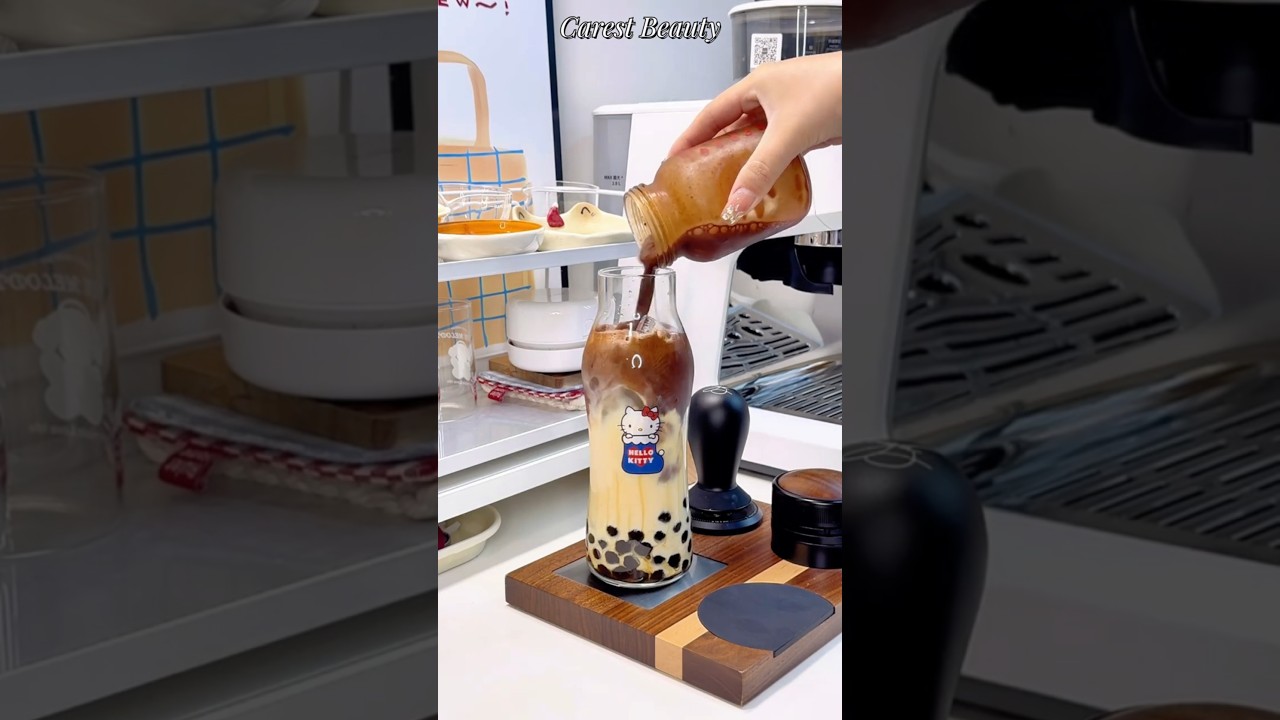 🍫Лёгкий латте с какао и чаем☕ Настолько вкусно, что я не могу поверить, что могу приготовить его ...