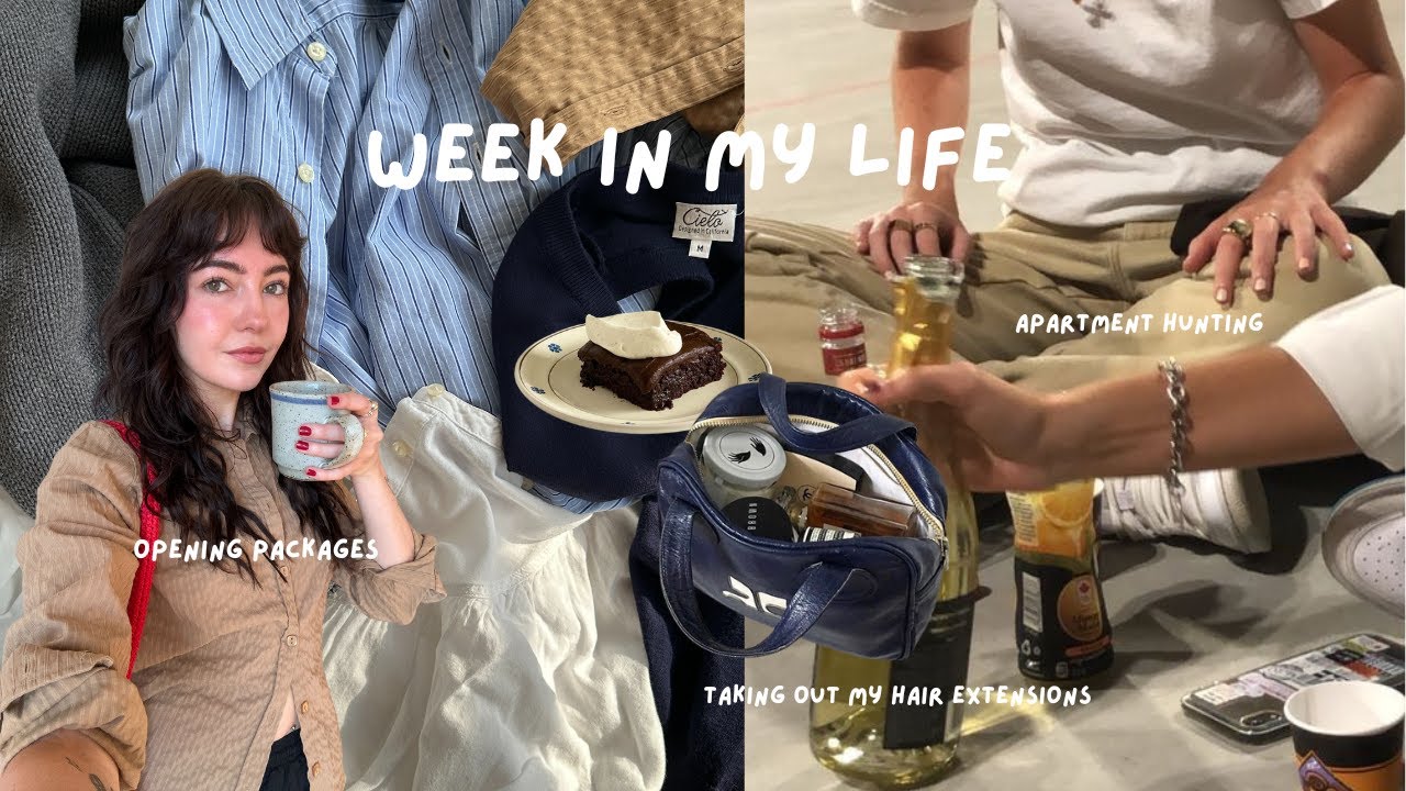 WEEK IN MY LIFE: apartment viewings, unboxing, cooking