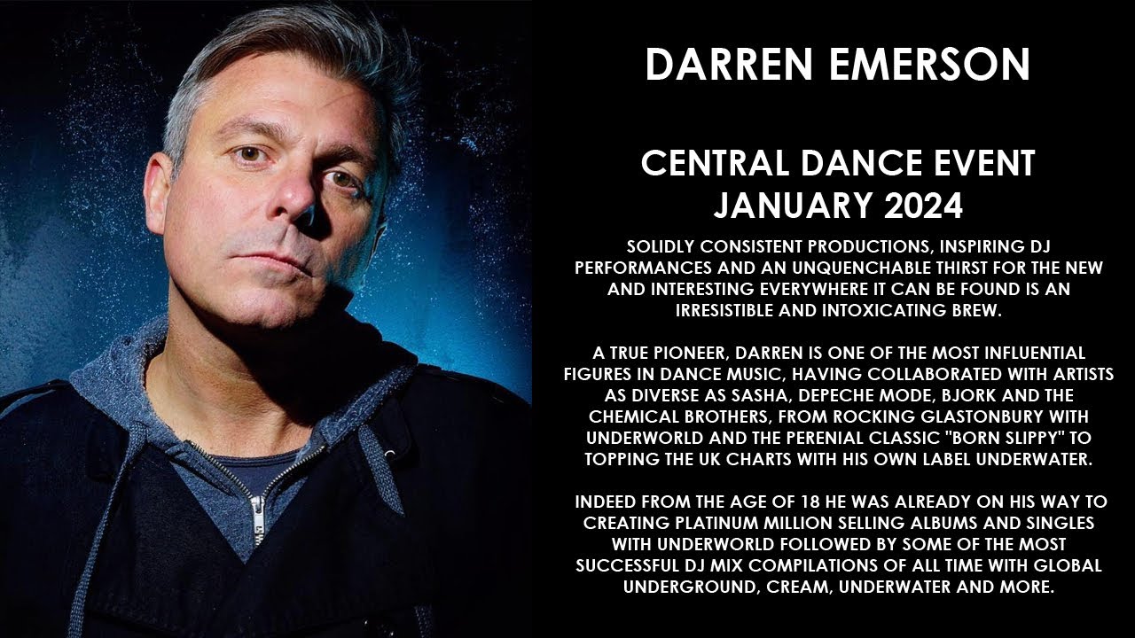 DARREN EMERSON (UK) @ Central Dance Event January 2024