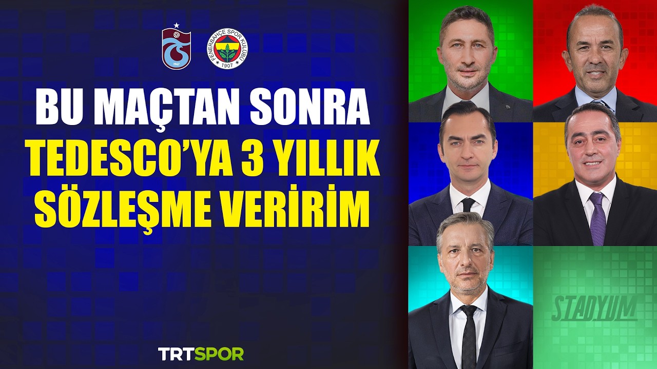 🔴 #CANLI l Trabzonspor - Fenerbahçe l Stadyum