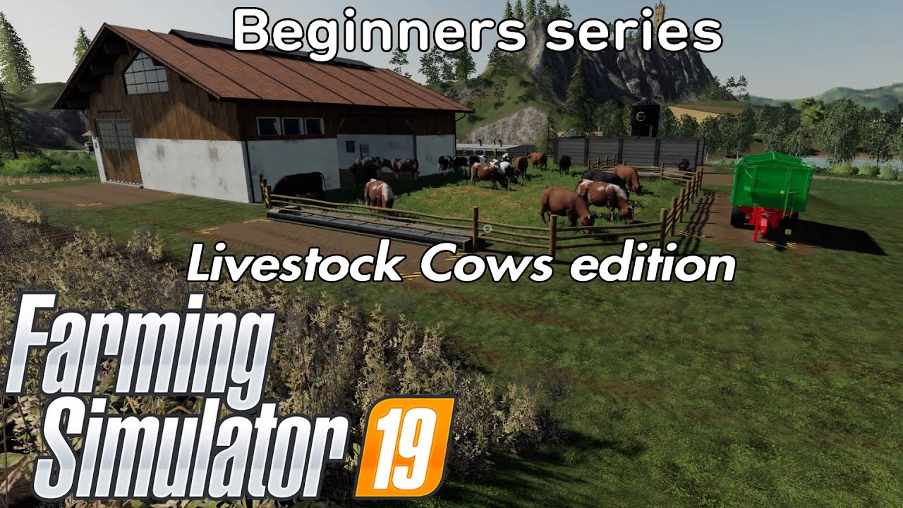 FS19 Beginners series- taking care of cattle PS4