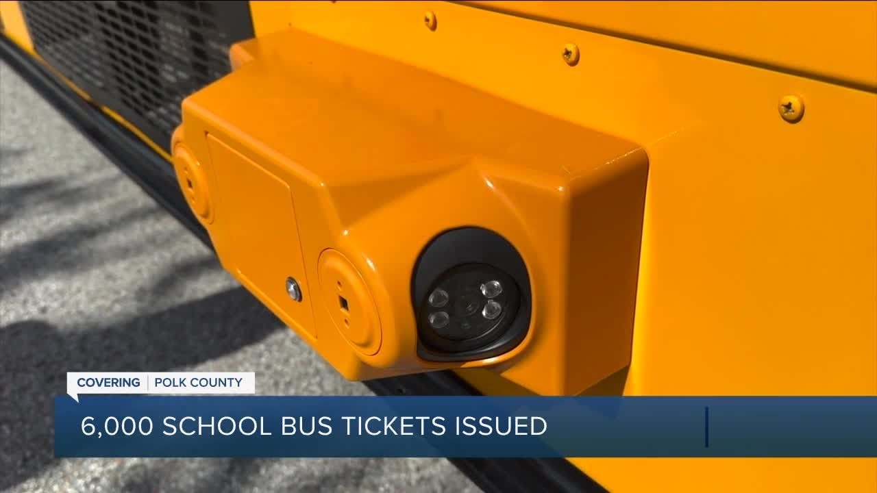 Polk County issues 6,886 tickets to drivers illegally passing stopped school buses