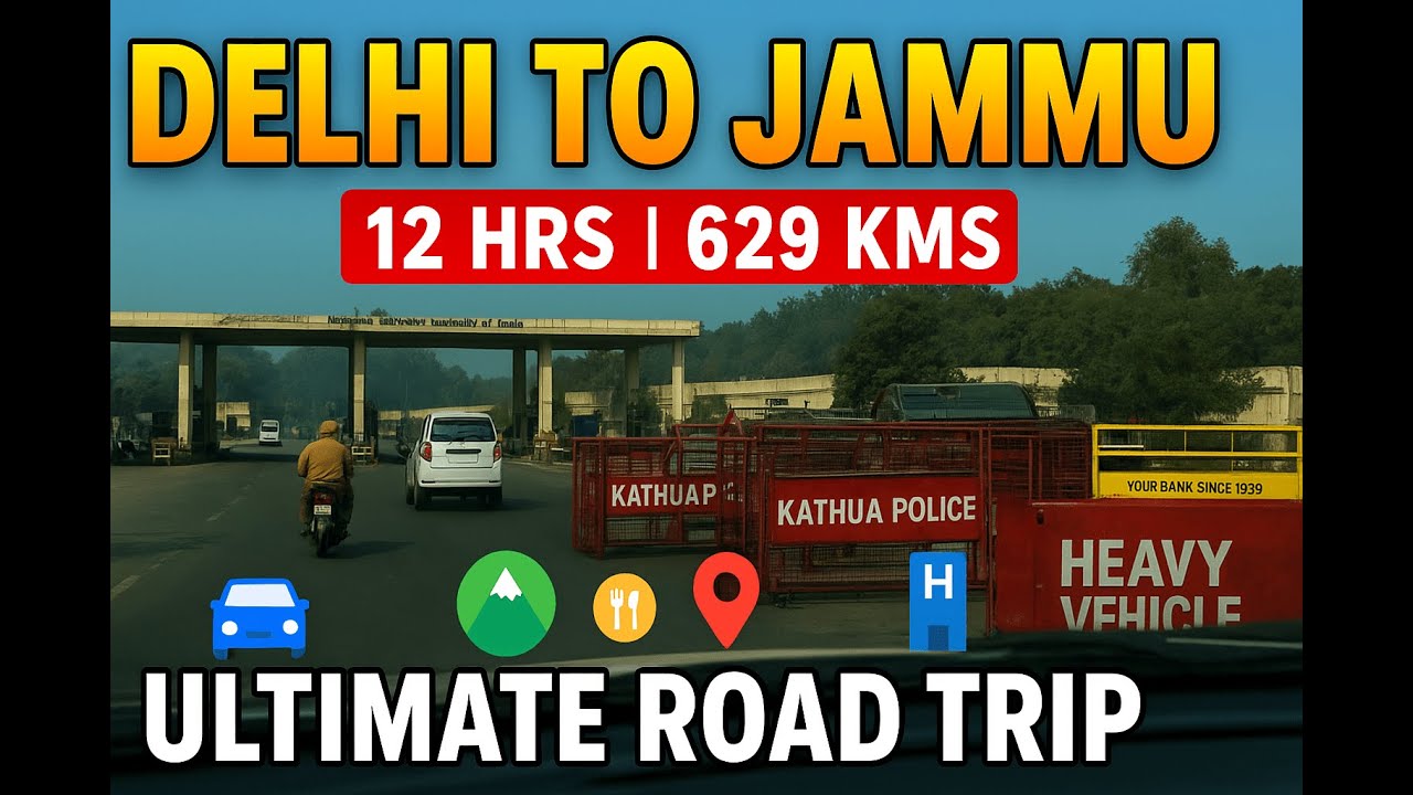 Delhi to Jammu: A Scenic Road Trip Adventure